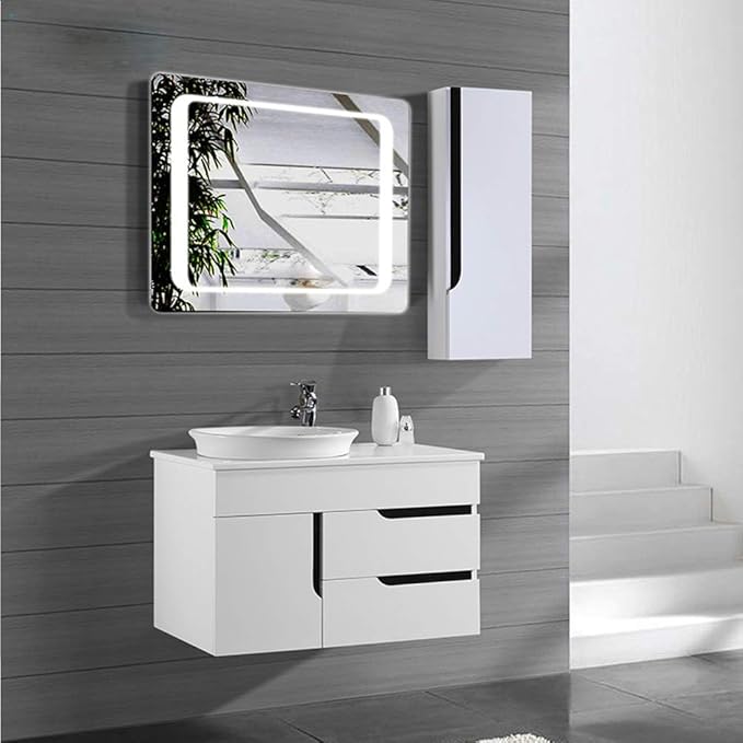 LED Bathroom Mirror with Lights Sensor Switch Bathroom Mirror with Demister Pad - Image 6