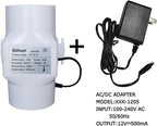 3 Inch 53 Cfm Inline Duct Ventilation Fan HVAC Exhaust Intake Fans 12V 10W Vent - Image 4