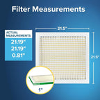Filtrete 21.5x21.5x1 AC Furnace Air Filter, MERV 8, MPR 700, Tough on Pollen - Image 2