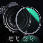 K&F CONCEPT 77mm Black Diffusion 1/2 Filter Mist Cinematic Effect Lens Filter - Image 7