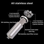 Amwater NSF/ANSI 42 Certi Stainless Steel Jumbo Size Filter Housing - Image 6
