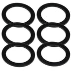 6PCS Sealing Ring for Kitchen Sink Filter, Flat Rubber Gasket for Drain Pipe by Unknown