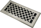Floor Register AC Vents Brushed Nickel Color 4x10 Inch Air Vents Floor Vents by JATOHOME