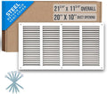 Fits 20x10 Duct Opening | Steel Return Air Grille by Handua | Vent Cover Grill by Handua