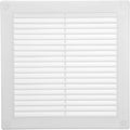 Vent Systems 4.5" x 4.5" Inch Plastic White Soffit Vent Cover by VentSystems