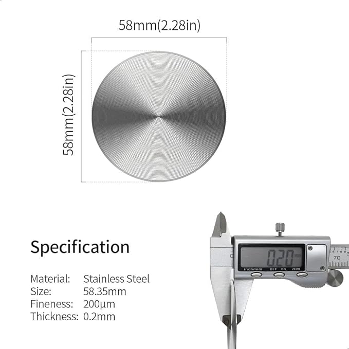 watchget 58mm Espresso Puck Screen - Image 2
