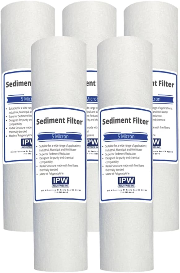 Pack of 5 Compatible Replacment filter set by Isopure_WaterIPWINDUSTRIES