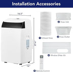 GarveeLife 12, 000 BTU Portable Air Conditioners - Image 9