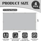 4 Pcs Fluorescent Light Covers - Image 3