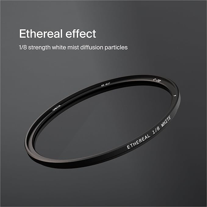 Urth 77mm Magnetic Ethereal White Mist ⅛ Diffusion Lens Filter — Cinematic - Image 2