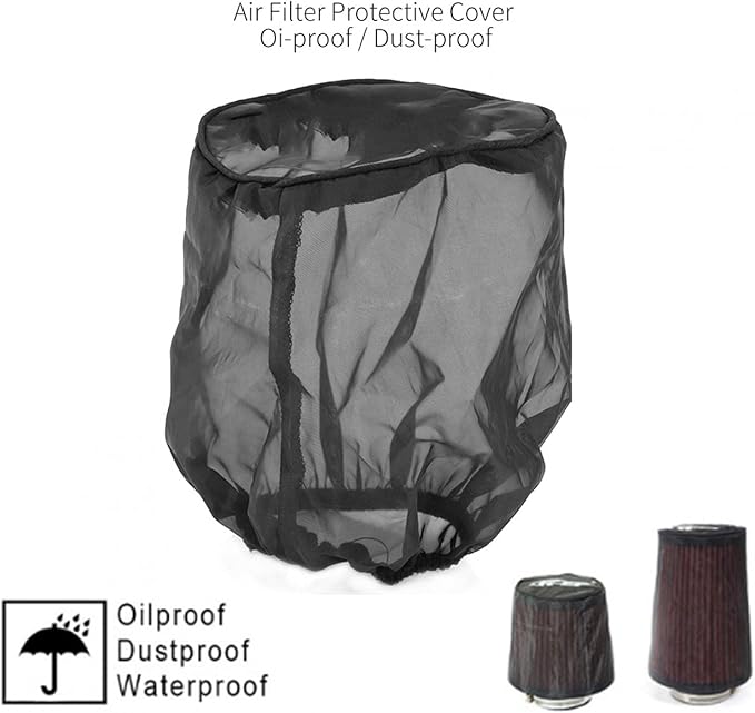 Air Intake Filter Sock Cover, Cold Air Intake Cover, Universal Air Filter - Image 3