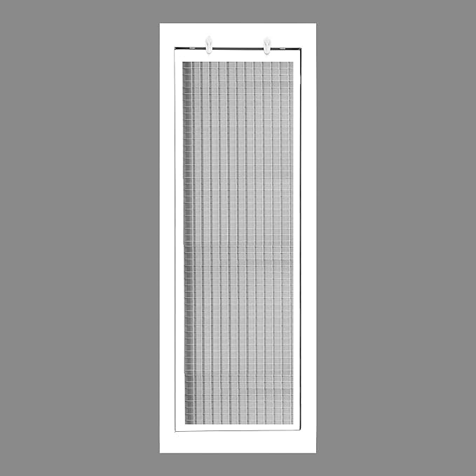 HVAC Premium 6" x 28" Cube Core Eggcrate Return Air Filter Grille by HVACPremium