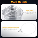 Oil Mist Filter, KF25 Vacuum Pump Exhaust Filter, 95% Efficiency Oil Mist - Image 6