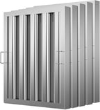Stainless Steel Commercial Kitchen Hood Filter, 15.5W x 19.5H Inch Range Baffle by Unknown