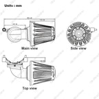 Big Sucker cone Air filter intake - Image 5