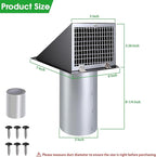3 Inch Dryer Vent Cover Outside - Image 2