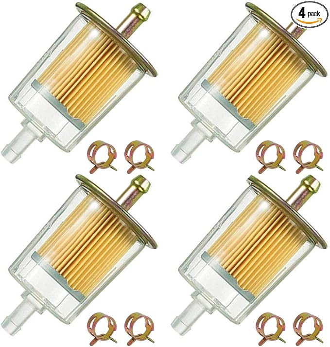 4PCS 5/16" Universal Fuel Filters by HayEastdor
