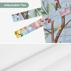 Easter Tie Up Valance Curtains for Windows, Kitchen Curtains Window Shades - Image 7
