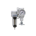 PneumaticPlus SAU220T-N02G-MEP Mini Compressed Air Filter Regulator Combo 1/4" by PneumaticPlus