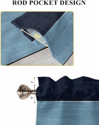 Vintage Country Woodcuts Window Valance Curtains, 2 Panel - Image 6