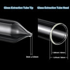 Chunful Glass Extractor Extraction Filter Tube 30" Long 50mm Diameter Thick and - Image 3
