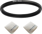 62mm Lens to 55mm Camera Lens Adapter 62mm to 55mm Step Down Ring Adapter Ring by SKYZHENG