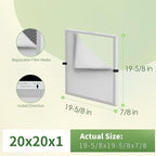 20x20x1 Reusable Air Filter MERV 8 Washable Furnace & AC Filter - Image 2