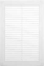 Vent Systems 6" x 10" White Plastic Soffit Vent Cover – Durable Flat by VentSystems