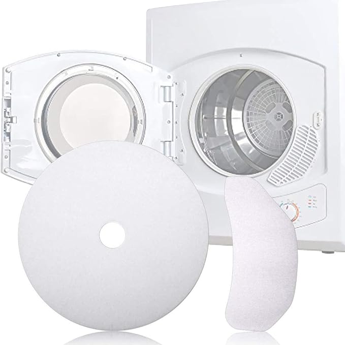 REDYY 40 Pieces Cloth Portable Dryer Exhaust Filters Set Universal Dryer Lint - Image 2