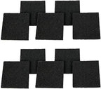 Eagles Square Compost Bin Filters, 4.7" x 4.7" x 0.4" Charcoal Filters by Eagles