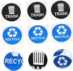 8pcs Garbage Can Stickers Waste Sorting Decals Recycling Bin Sticker Kitchen - Image 9