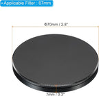 PATIKIL 67mm Lens Cap, Camera Lens Cap Cover Universal Lens Filter Stack Cap - Image 2