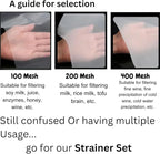 Kitchen Ultra-Fine Nylon Mesh Strainer I Filter Spoon Sieve - Image 2