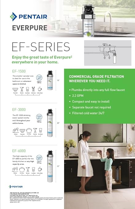 Pentair Everpure EF-1500 Full Flow Drinking Water System, NSF Certified to - Image 3