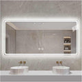 Smart Illuminated LED Bathroom Mirror，Bathroom Mirror by ZXCASDF