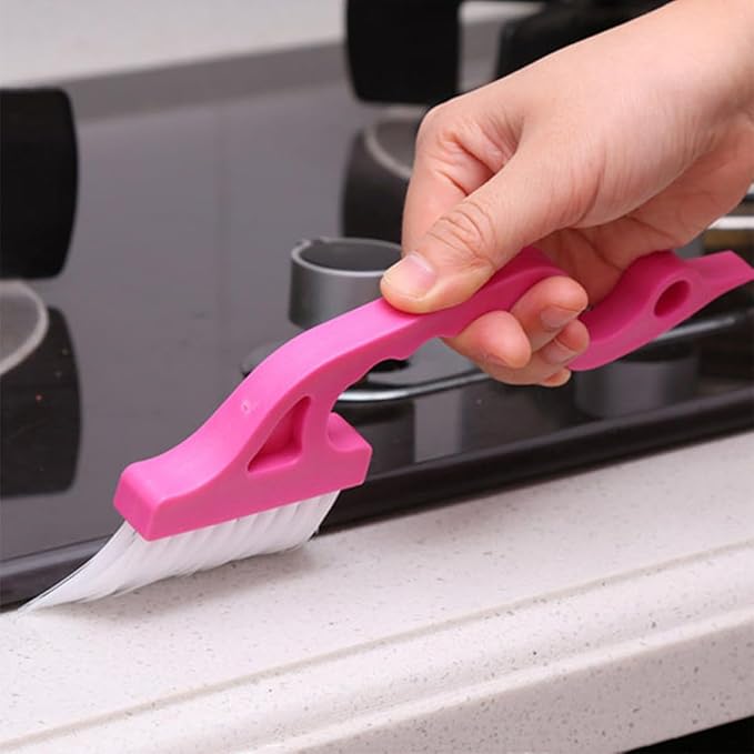 8pcs Window Groove Cleaning Brush Set, Wet and Dry Use Scrubber Brushes - Image 7