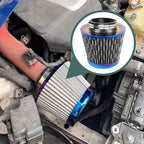 Cold Air Intake Filter, High Performance, Washable Filter, Clamp-On Replacement - Image 7