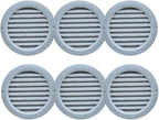 VENTS-US - 4" Round Plastic Light Gray Vent Cover - Compatible with a 4 Inch - Image 2
