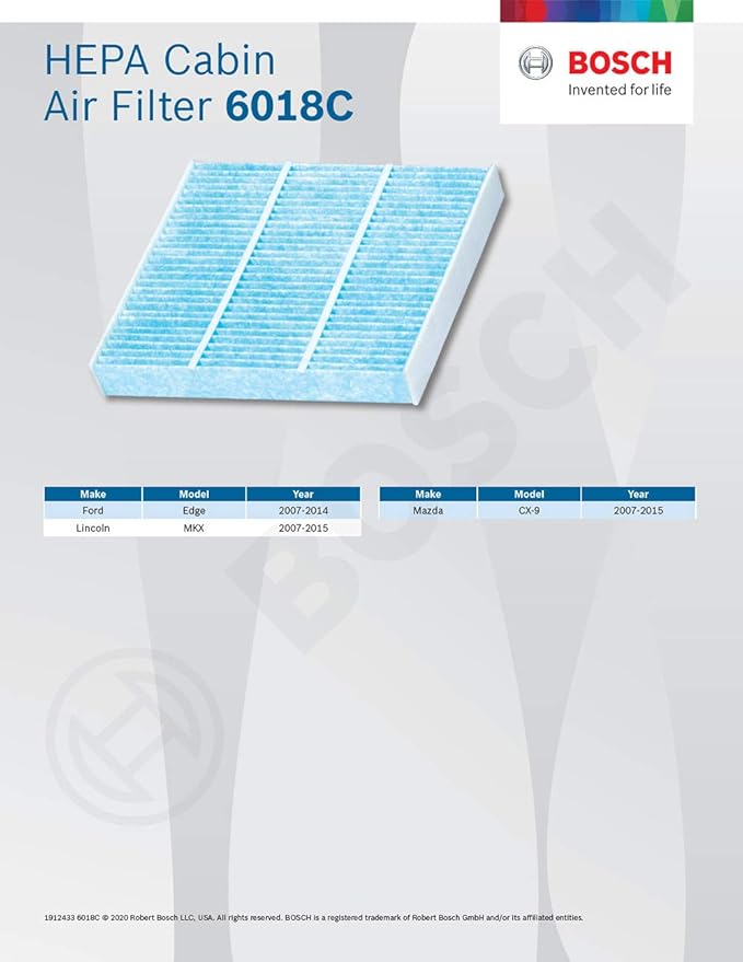 BOSCH 6018C HEPA Cabin Air Filter - Image 6