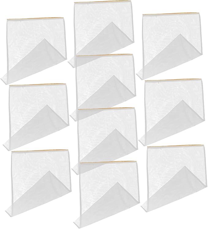 10pcs Honey Strainer Bag Wear-Resistant Mesh Filter Tool by AUTSUPPL