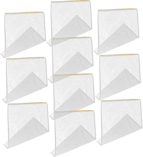 10pcs Honey Strainer Bag Wear-Resistant Mesh Filter Tool by AUTSUPPL
