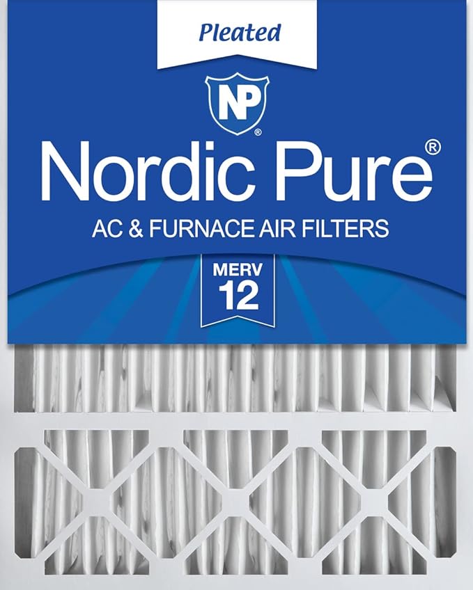 Nordic Pure 20x25x5 Honeywell/Lennox Replacement MERV 12 Air Filter 1 Pack by NordicPure