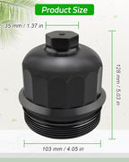 Fuel Filter Housing Cap Fit for GM Duramax 6.6L L5P 2017-2020，Fit for Cruze - Image 4