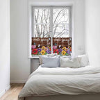 Spring Flowers Half Window Curtains 24 Inches Long, Watercolor Farmhouse - Image 5