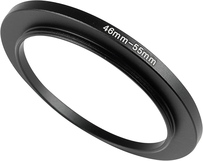 46-55mm Metal Step-Up Ring Adapter Compatible by Unknown
