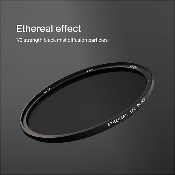 Urth 77mm Magnetic Ethereal Black Mist ½ Diffusion Lens Filter — Cinematic - Image 2