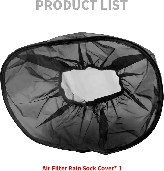 Waterproof Dustproof Air Filter Rain Sock Cover Fit - Image 5