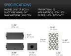 AC Infinity Inline Filter Box 4" - Image 5