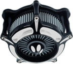 Air Filter Intake Motorcycle Turbine Cleaner Kit Cnc Cut Chrome - Image 3
