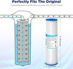 Membrane Solutions 20 Micron Pleated Polyester Sediment Water Filter 10"x2.5" - Image 2